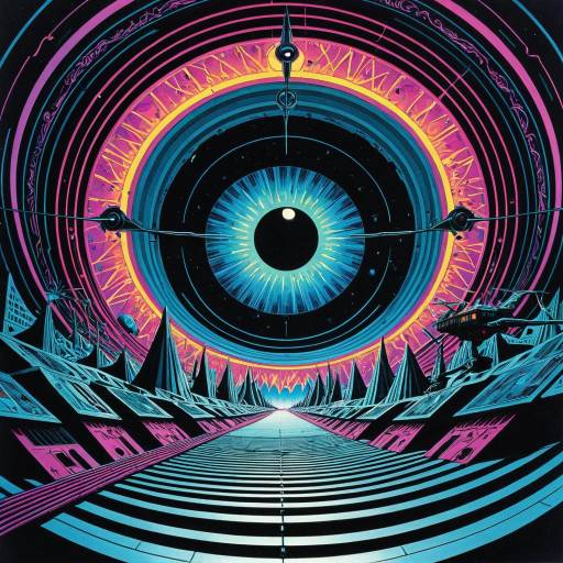 Surreal Psychedelic Eye Kinetic Art