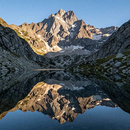 Majestic Mountain Reflection Photography