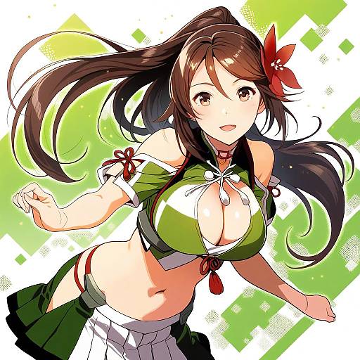 Illustration of Amagi kai (kancolle), kantai collection in the style of Nekomata naomi