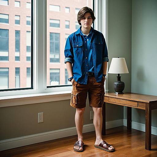 Stylish Male Outfit with Birkenstocks