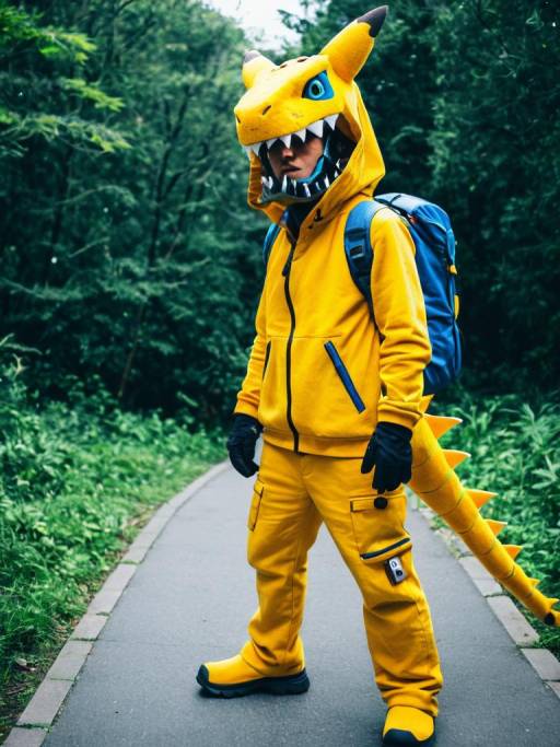 Realistic Agumon Cosplay for Men
