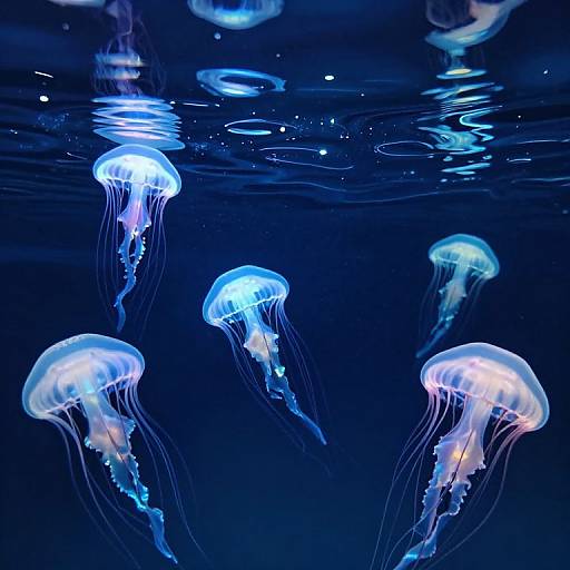 Enchanted Underwater Jellyfish Realm