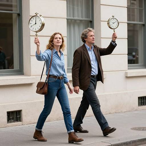 One-Handed Time Travelers Juggling Moments