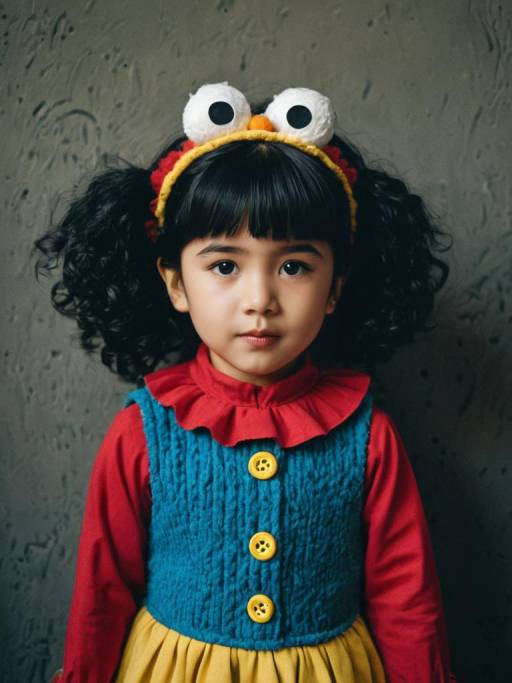 Child in Rosita Costume Sesame Street Cosplay
