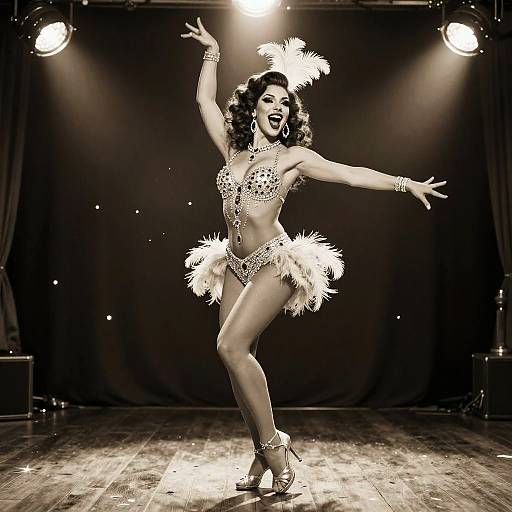 Glamorous Vaudeville Dance Performance