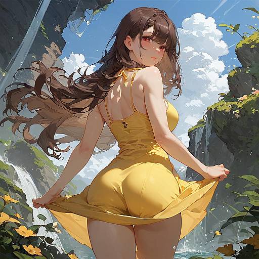 Post-Apocalyptic Anime Girl Outdoors