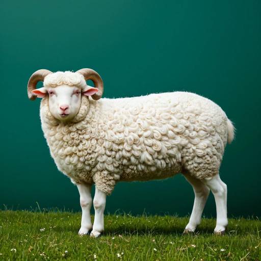 Proud Sheep with Playful Eyes Proud Sheep with Playful Eyes