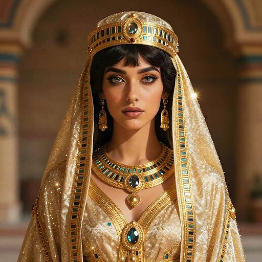 Enchantress in AI Mesopotamian Realm