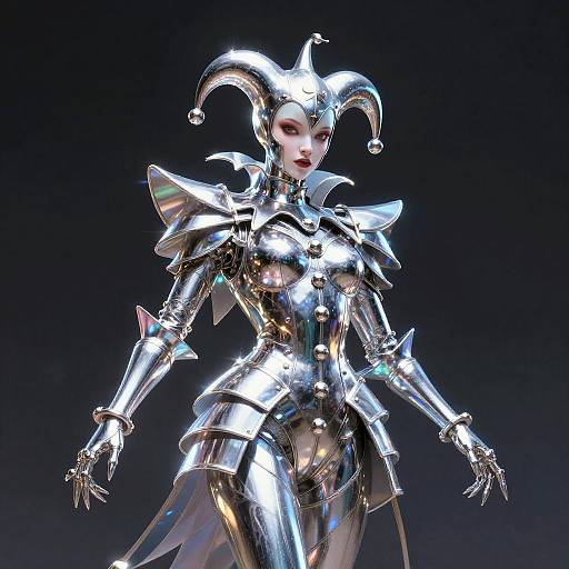 Hyperdimensional Court Jester Portrait