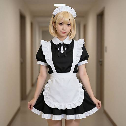 Misa Amane Maid Outfit Portrait