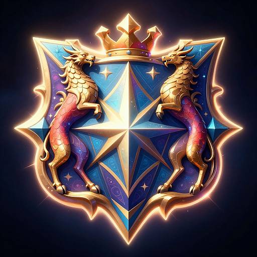 Royal Fantasy AI Crest Emblem