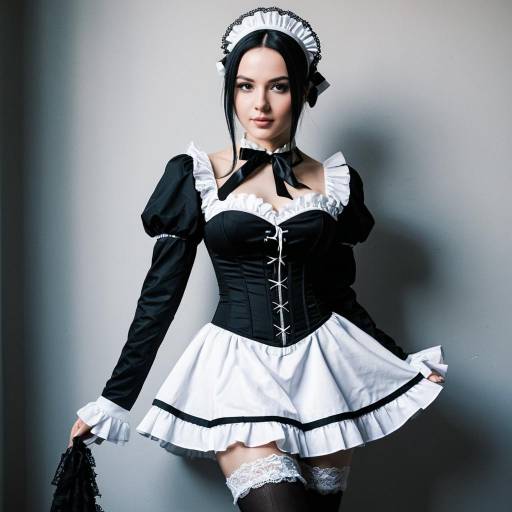 Sexy Classic Maid Cosplay Outfit