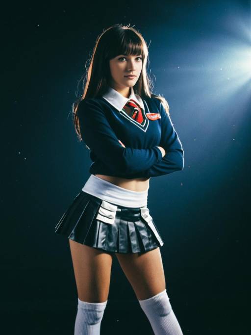 Cinematic Mini Skirts Cosplay Editorial Shoot