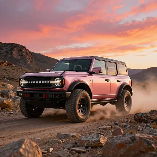 Rose Gold Bronco Mountain Escape