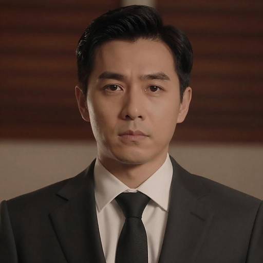 Intense Portrait of a Serious Man