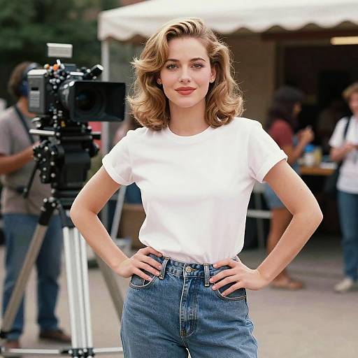 Young Sharon Stone Retro Movie Set