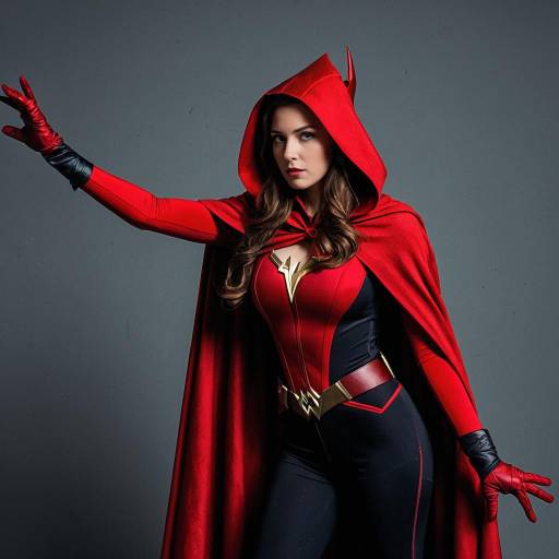Scarlet Witch Inspired Superhero Costume