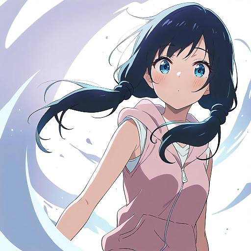 Illustration of Amano hina (tenki no ko), tenki no ko in the style of Amano kouki