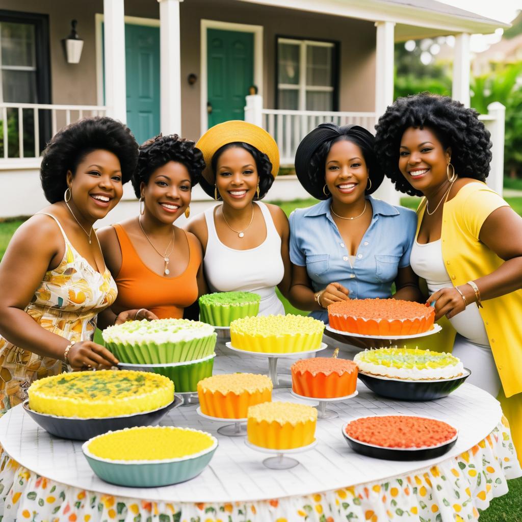 Joyful Vintage Celebration of Black Sisterhood