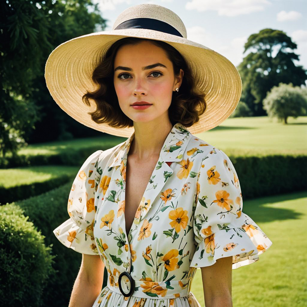 Charming Summer Portrait in Tim Walker Style