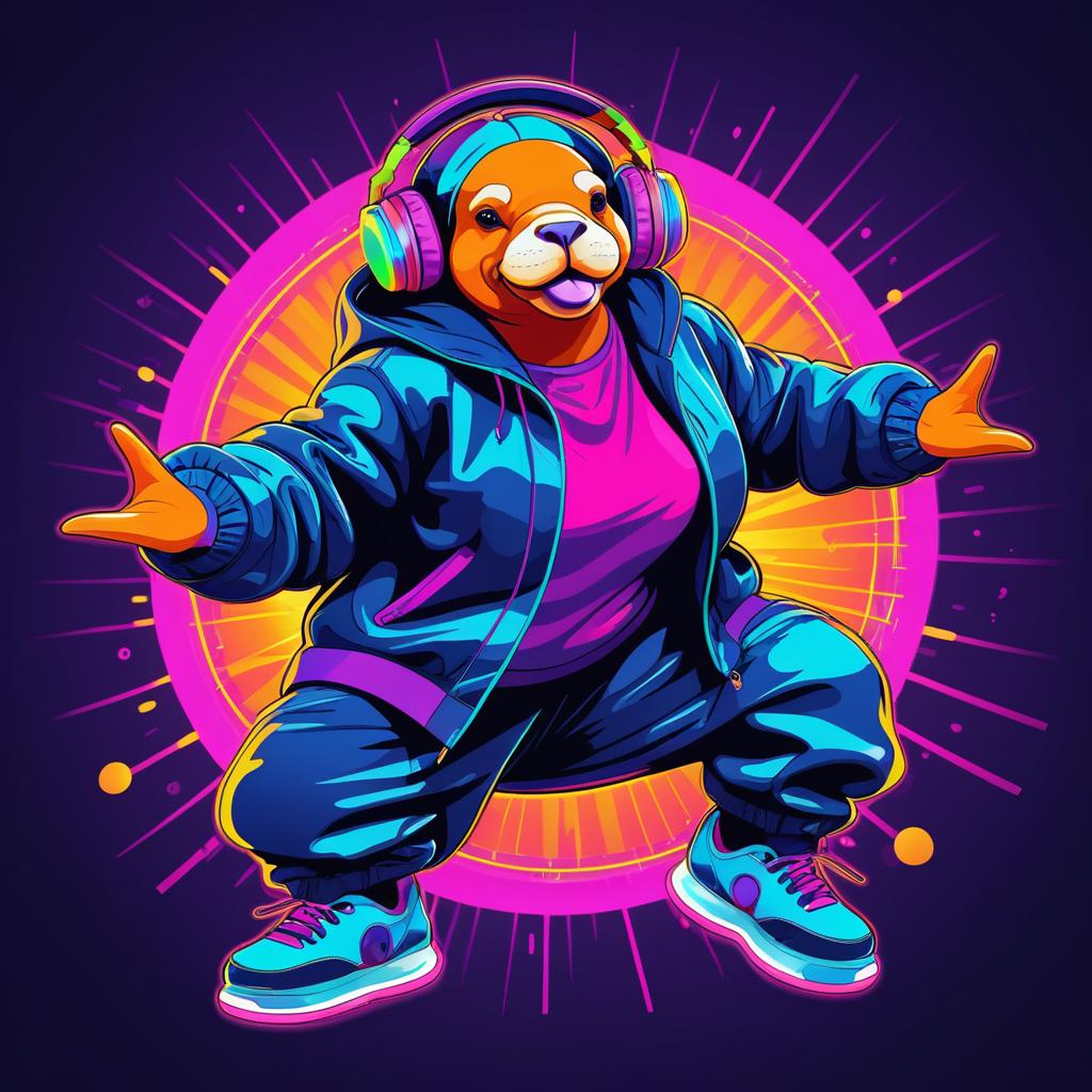 Dynamic Female Electric Hip-Hop Walrus