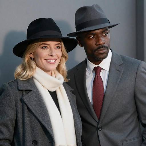 Contrast of Expressions: Man and Woman