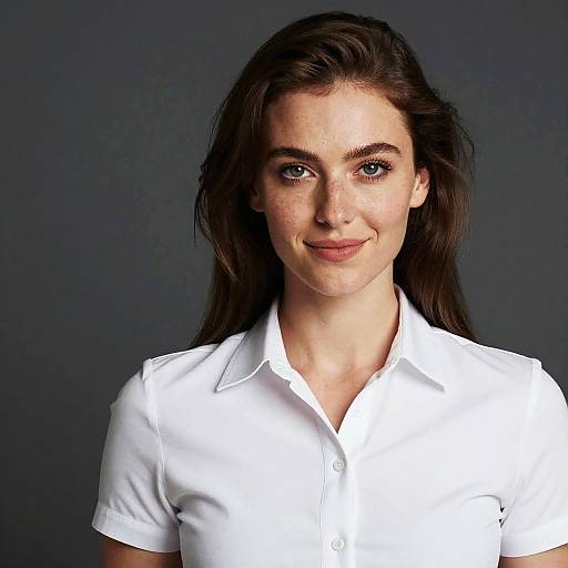 Hyperrealistic Studio Portrait of Woman