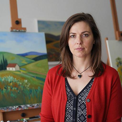 Art Studio Portrait of a Woman