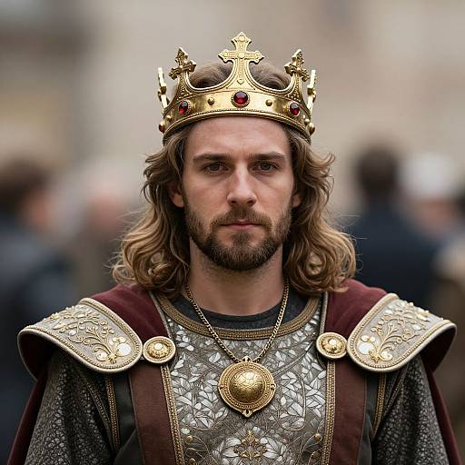 Realistic Imperial Caesar Man Portrait