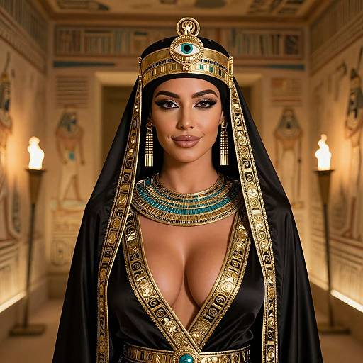 Photorealistic Egyptian Mummy Bride