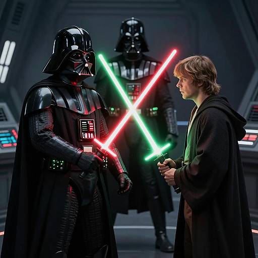 Epic Lightsaber Duel: Vader vs Luke