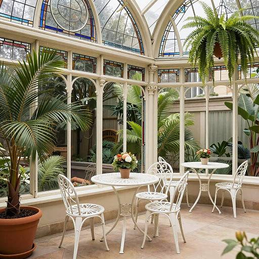 Elegant Victorian Conservatory Interior