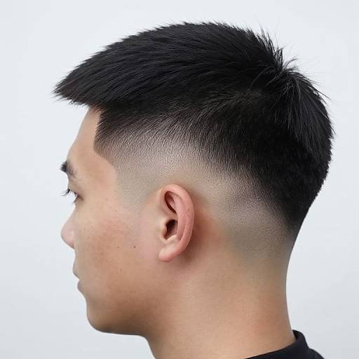 Detailed Low Taper Fade Haircut