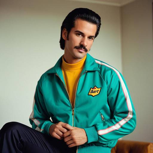Retro 1980s Male Fashion Portrait