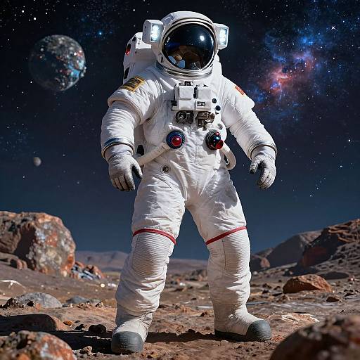 Rugged Space Suit Pants on Alien Planet