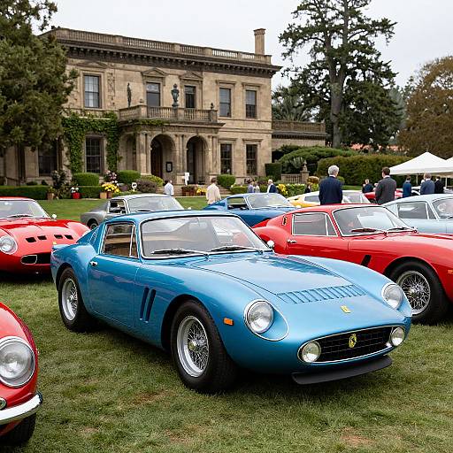 Vibrant Classic Cars at Graystone Concours