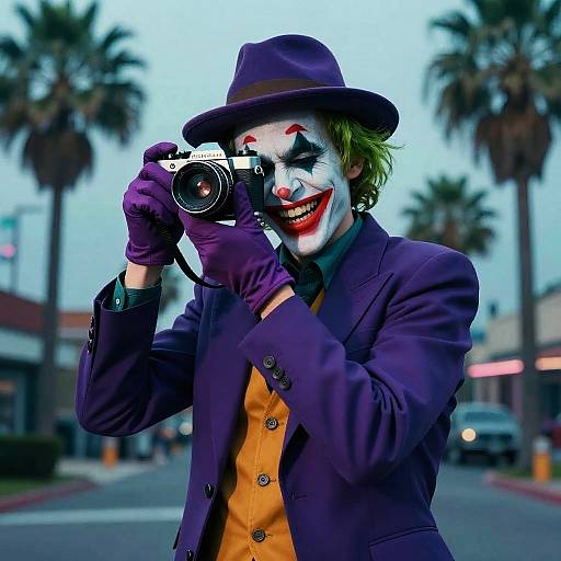 The Joker Film Camera Portrait