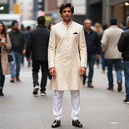 High Fashion Sherwani Street Style