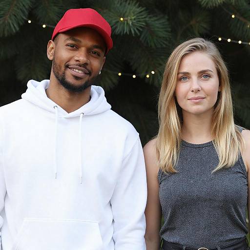 Outdoor Portrait of Diverse People Smiling