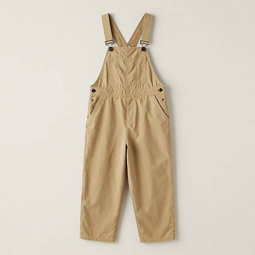 Khaki Kaida Overalls Style