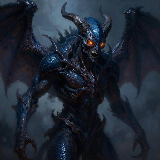 Iridescent Abyssal Shade, Sinister Portrait