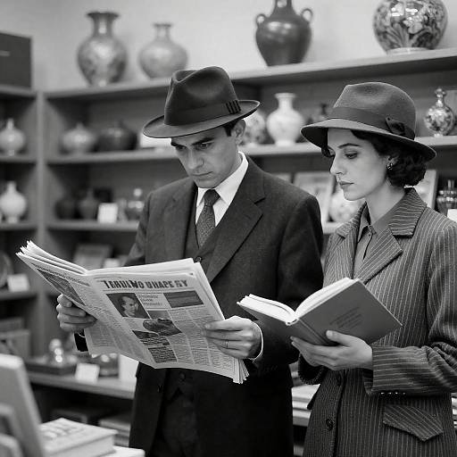 Intense Encounter in a Vintage Shop