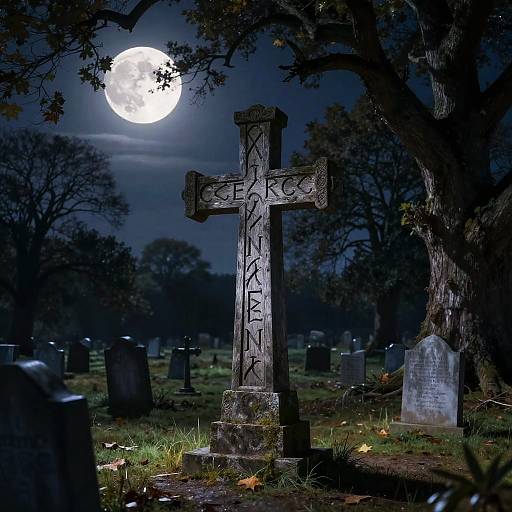 Ethereal Eldercross under Full Moon