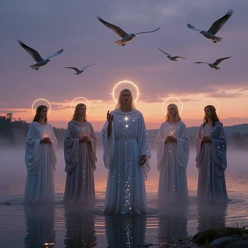 Twilight Cleric Gods Rising at Sunset