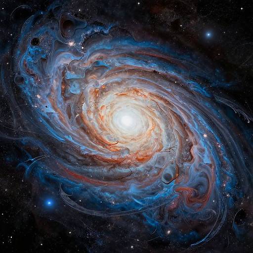 Cosmic Consciousness Texture Painting