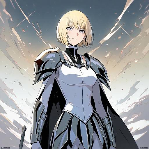 Illustration of Clare (claymore), claymore (series) in the style of Arsenixc