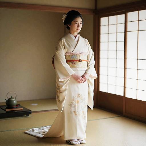 Traditional Japanese Tea Ceremony Dress
