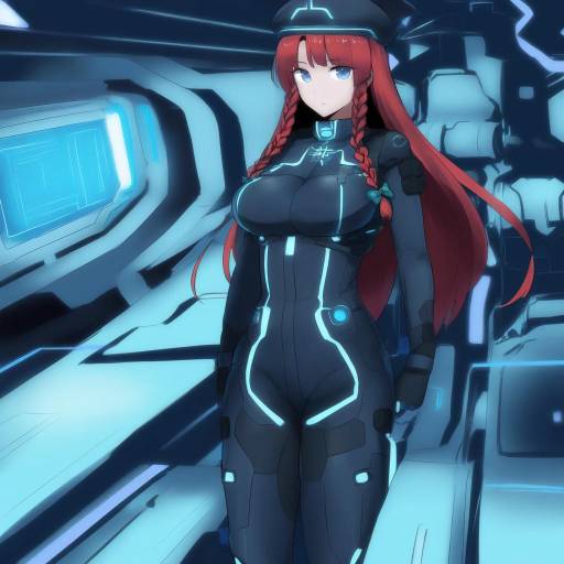 Futuristic Meiling in Spaceship Setting