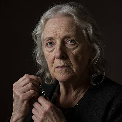 Rembrandt-Style Portrait of Nordic Woman