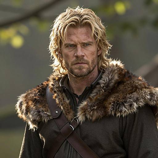 Cinematic Portrait of Rugged Hero